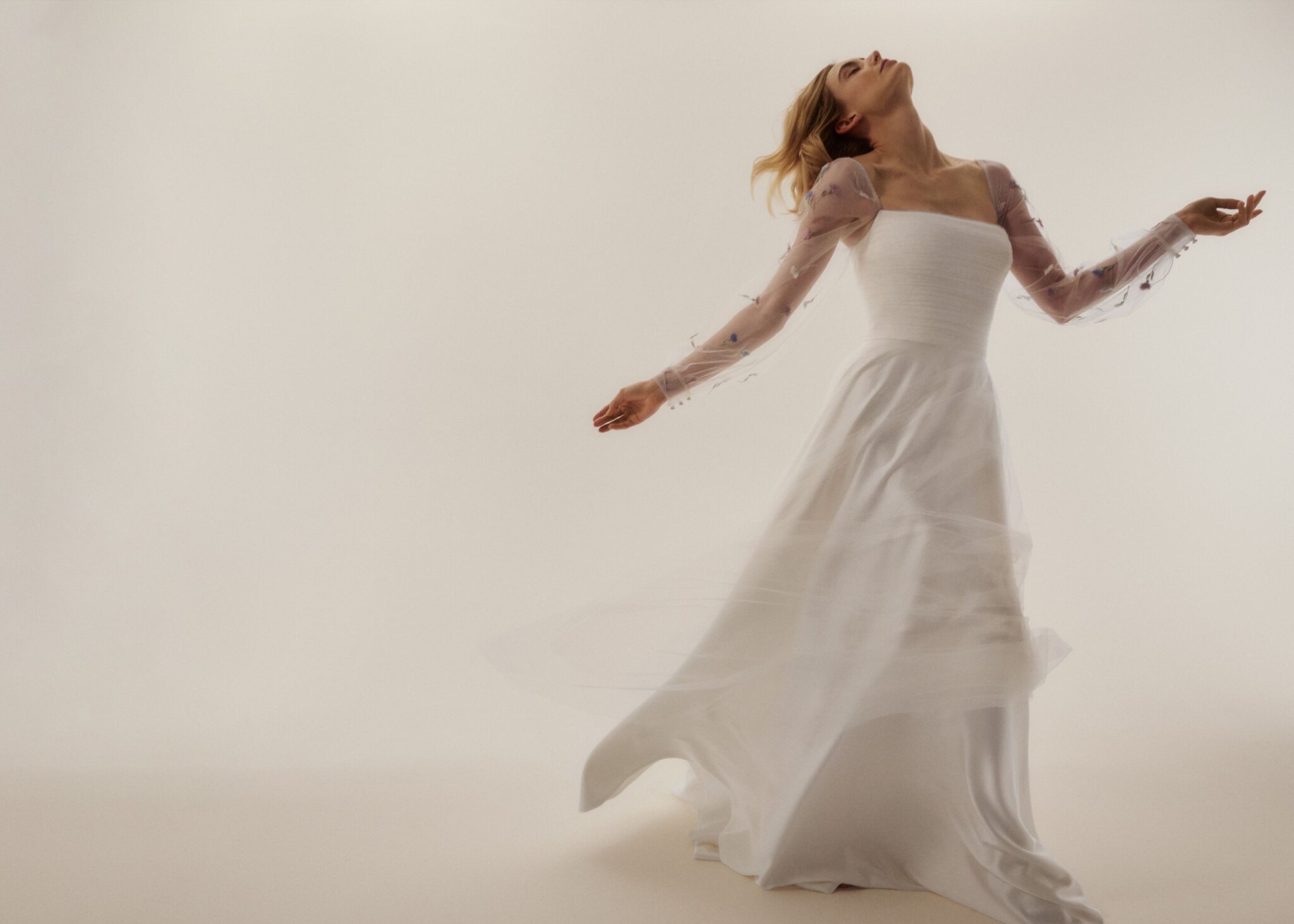 Phillipa Lepley Couture Wedding Dress Grace Collection Venice Butterfly Leaves