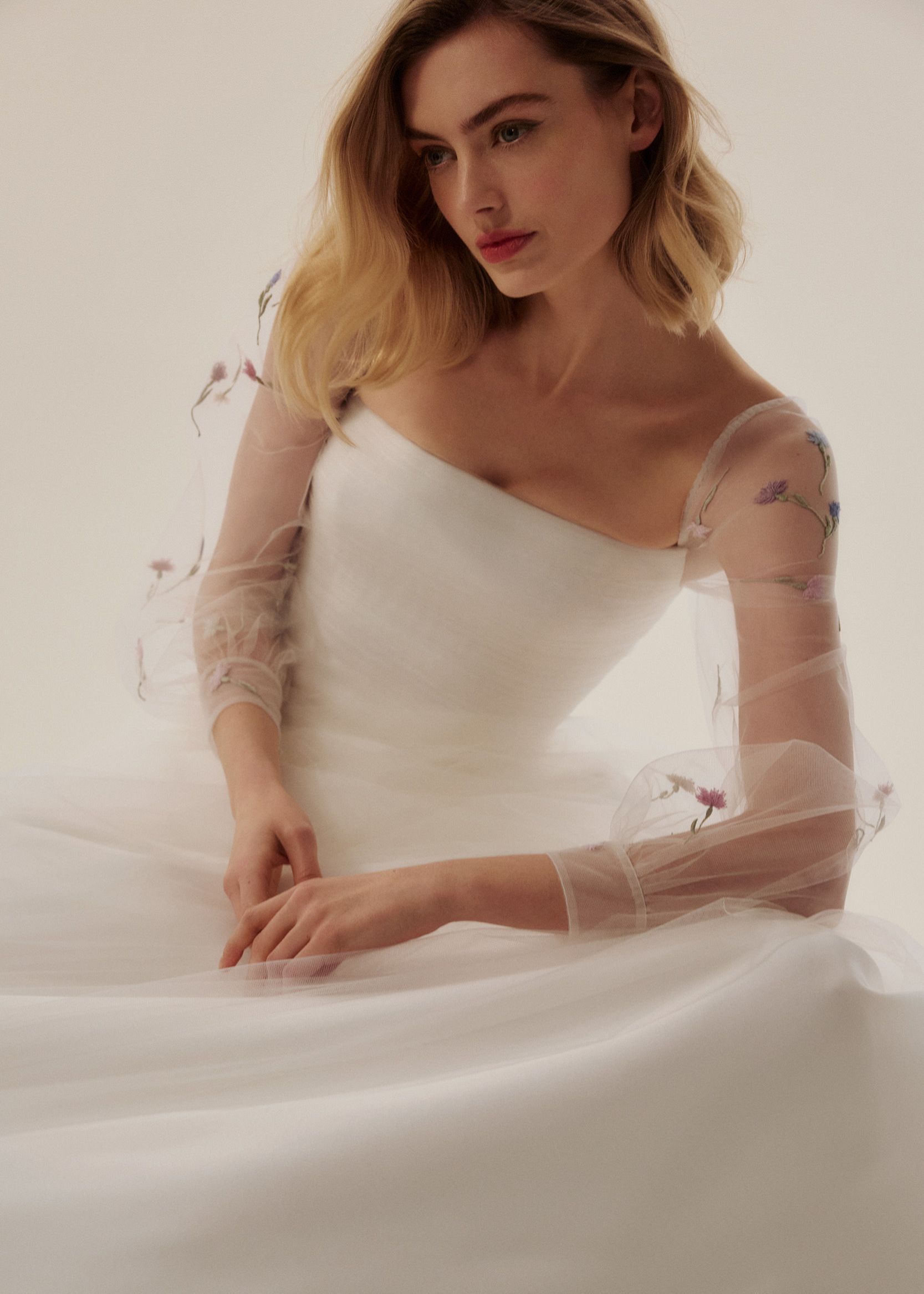 Phillipa Lepley Couture Wedding Dress Grace Collection Venice Butterfly Leaves