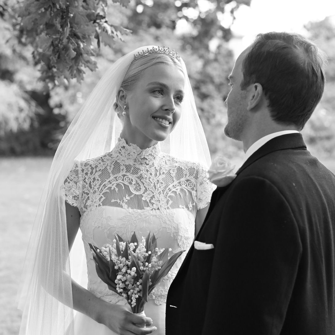 Phillipa Lepley Bride Amelia Strapless Satin Wedding Dress With Detachable Lace High Neck Top And Silk Tulle Veil London City Wedding