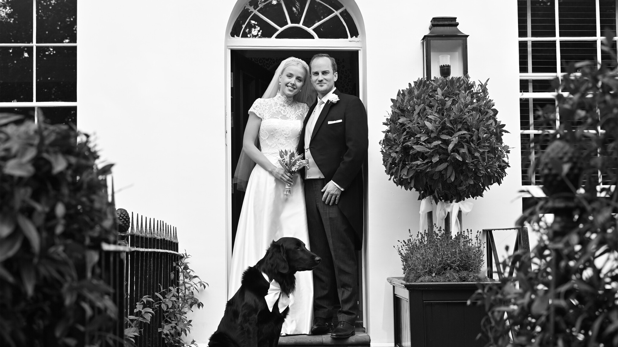 Phillipa Lepley Bride Amelia Strapless Satin Wedding Dress With Detachable Lace High Neck Top And Silk Tulle Veil London City Wedding