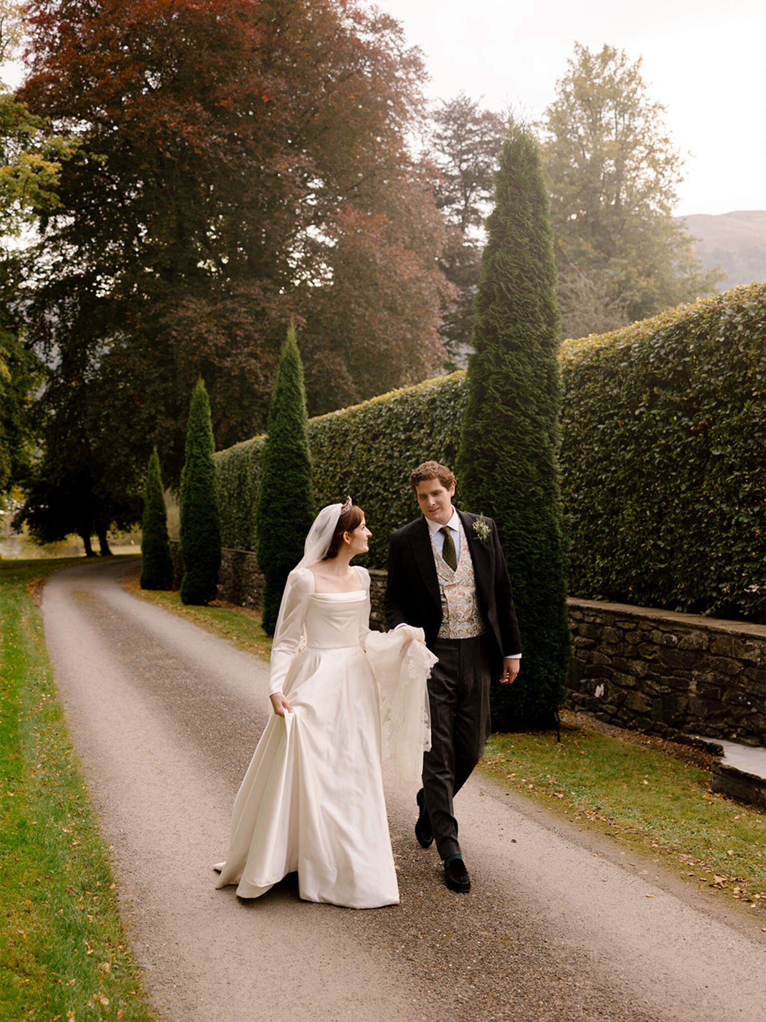 Phillipa Lepley Real Bride Georgina Duchess Satin Wedding Dress