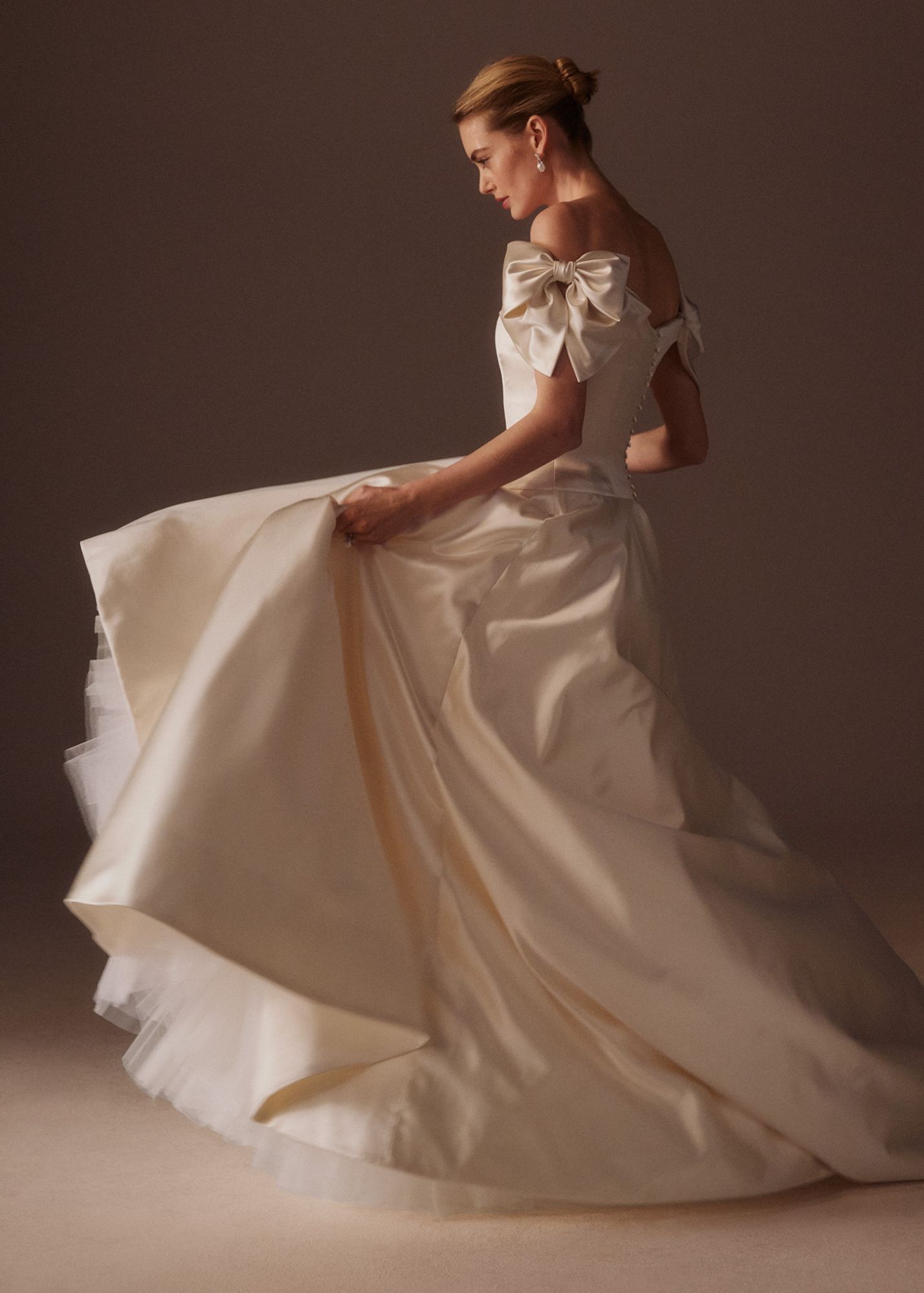 Phillipa Lepley Couture Wedding Dress Grace Collection Bow Belle