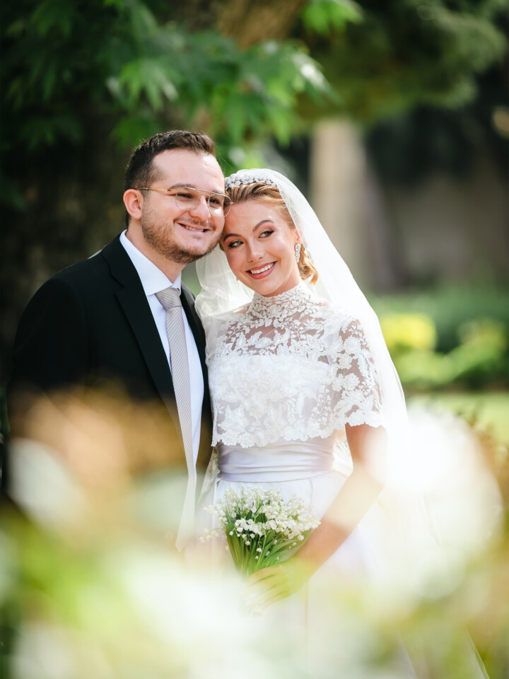 Phillipa Lepley Couture Real Bride Princess Aisha of Jordan Embroidered Capelet And Bespoke Dress And Veil