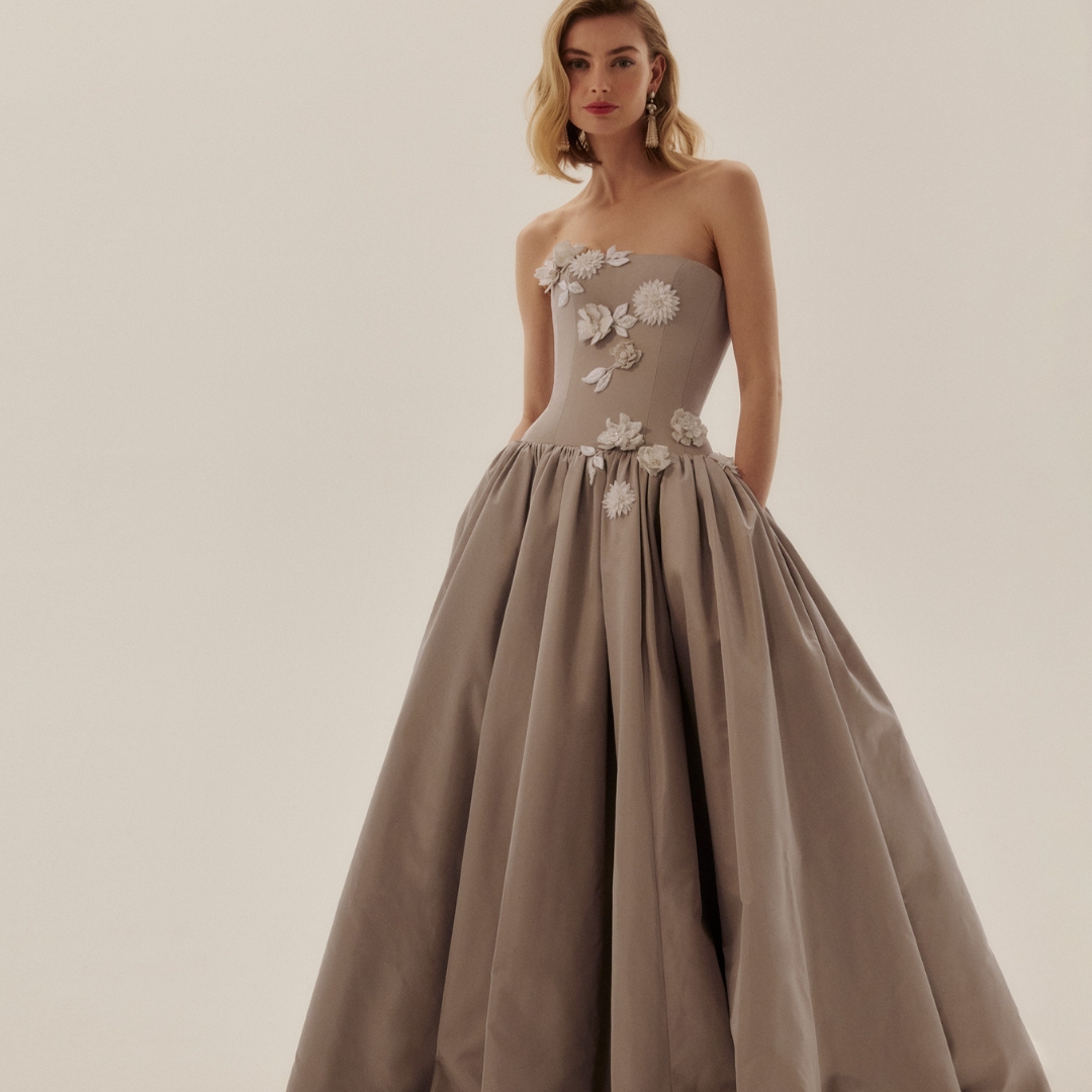 Phillipa Lepley Couture Wedding Dress Grace Collection Ice Fleurs