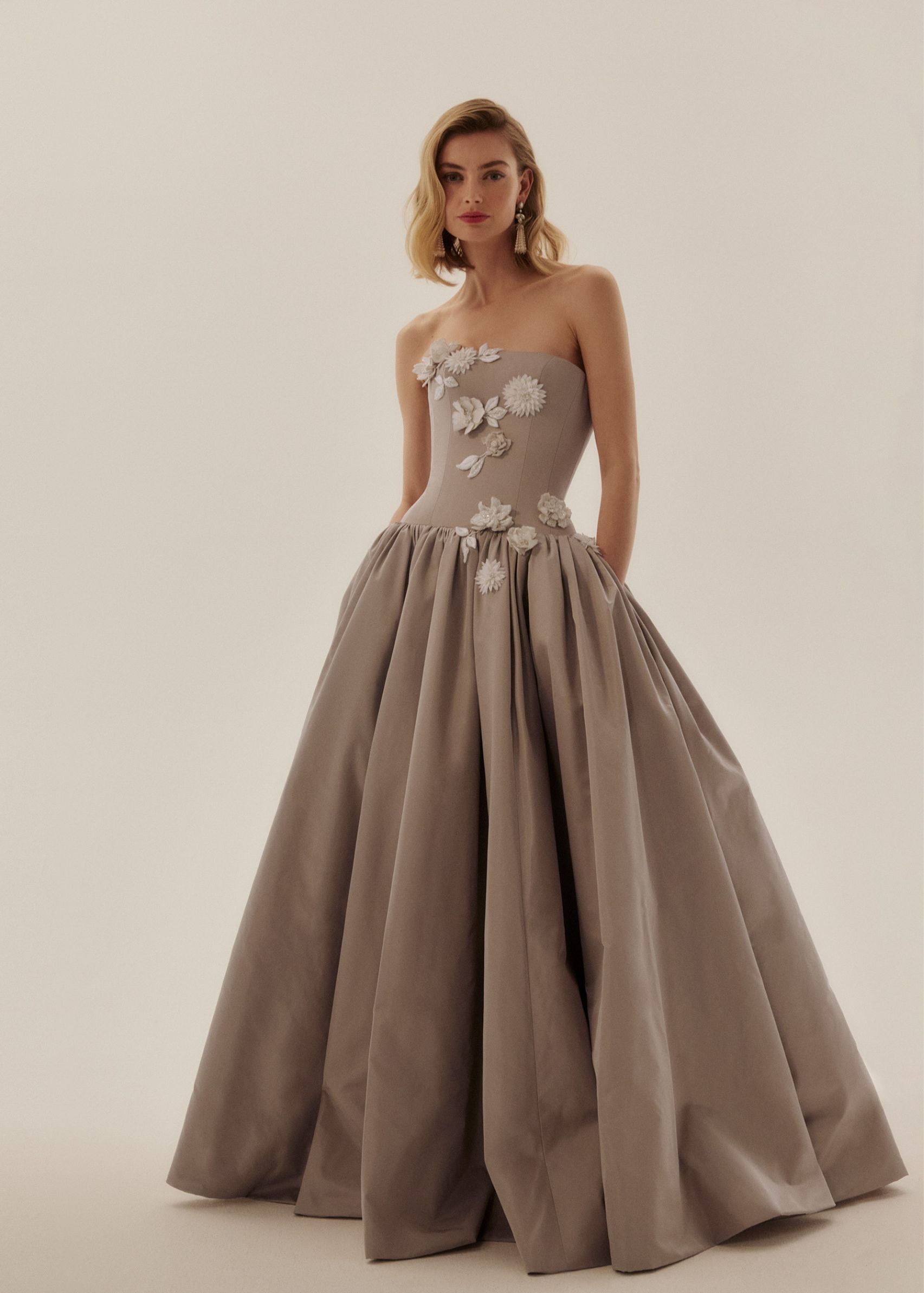 Phillipa Lepley Couture Wedding Dress Grace Collection Ice Fleurs