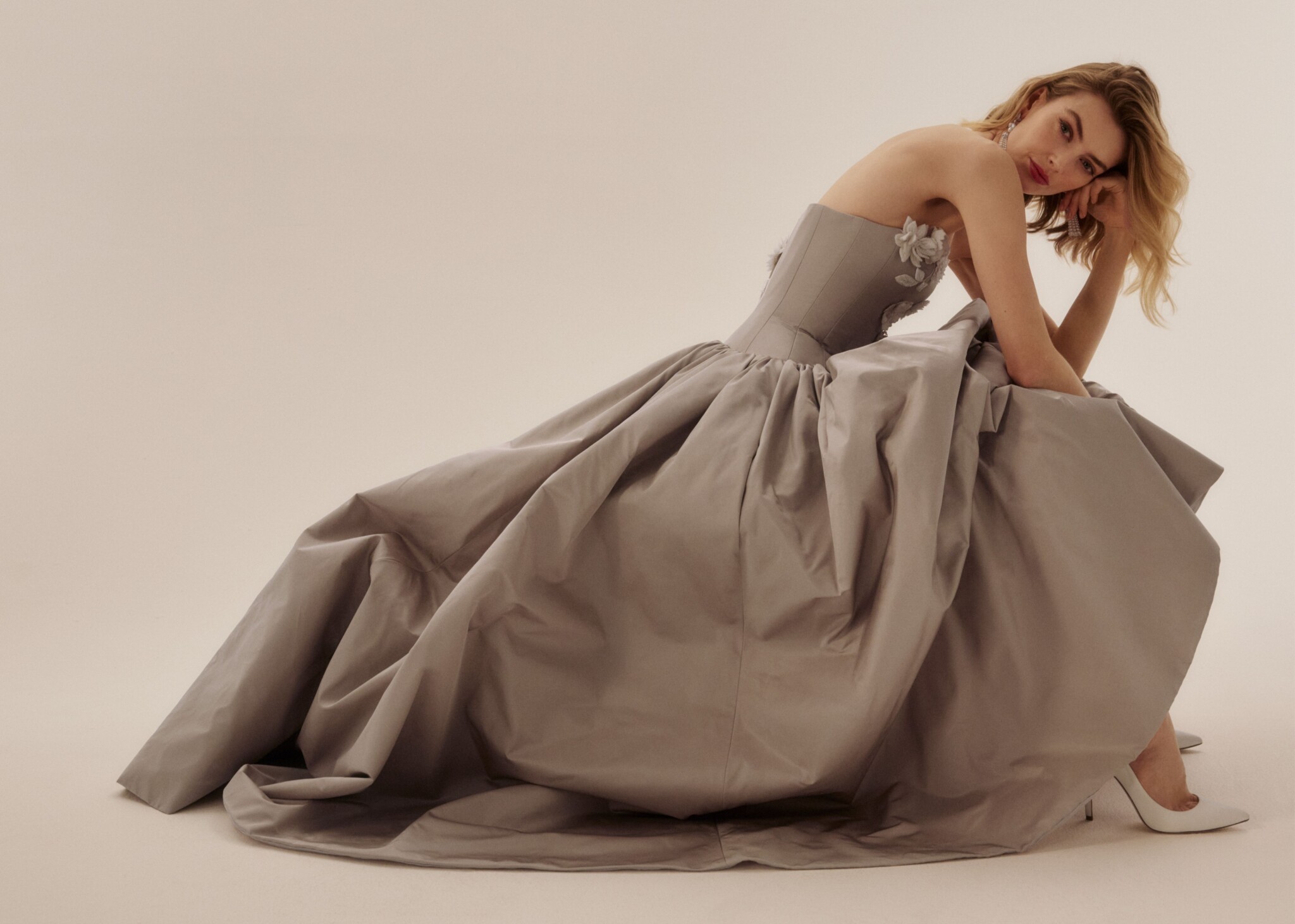 Phillipa Lepley Couture Wedding Dress Grace Collection Ice Fleurs