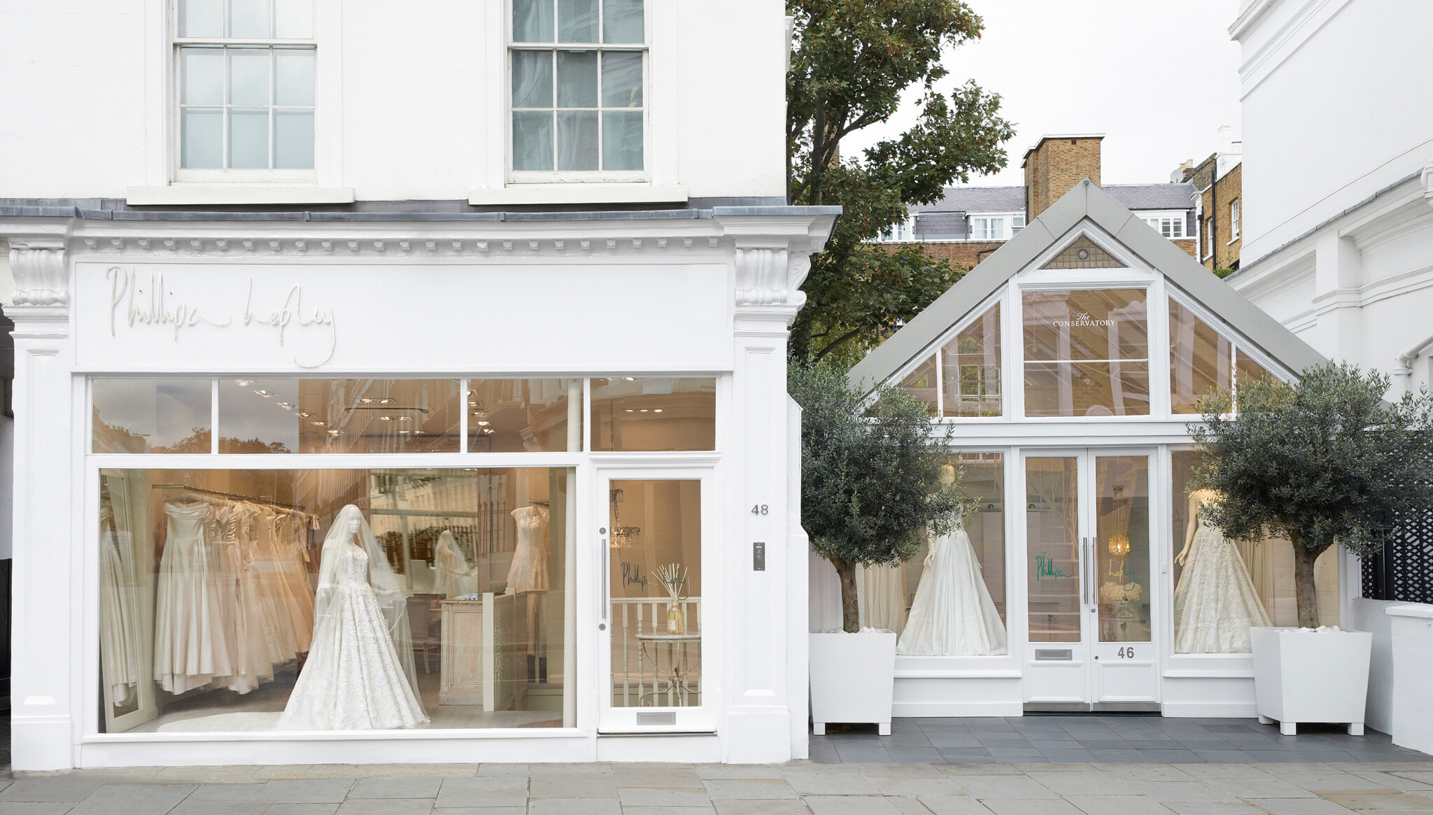 Phillipa Lepley Couture Shop and Conservatory Exterior