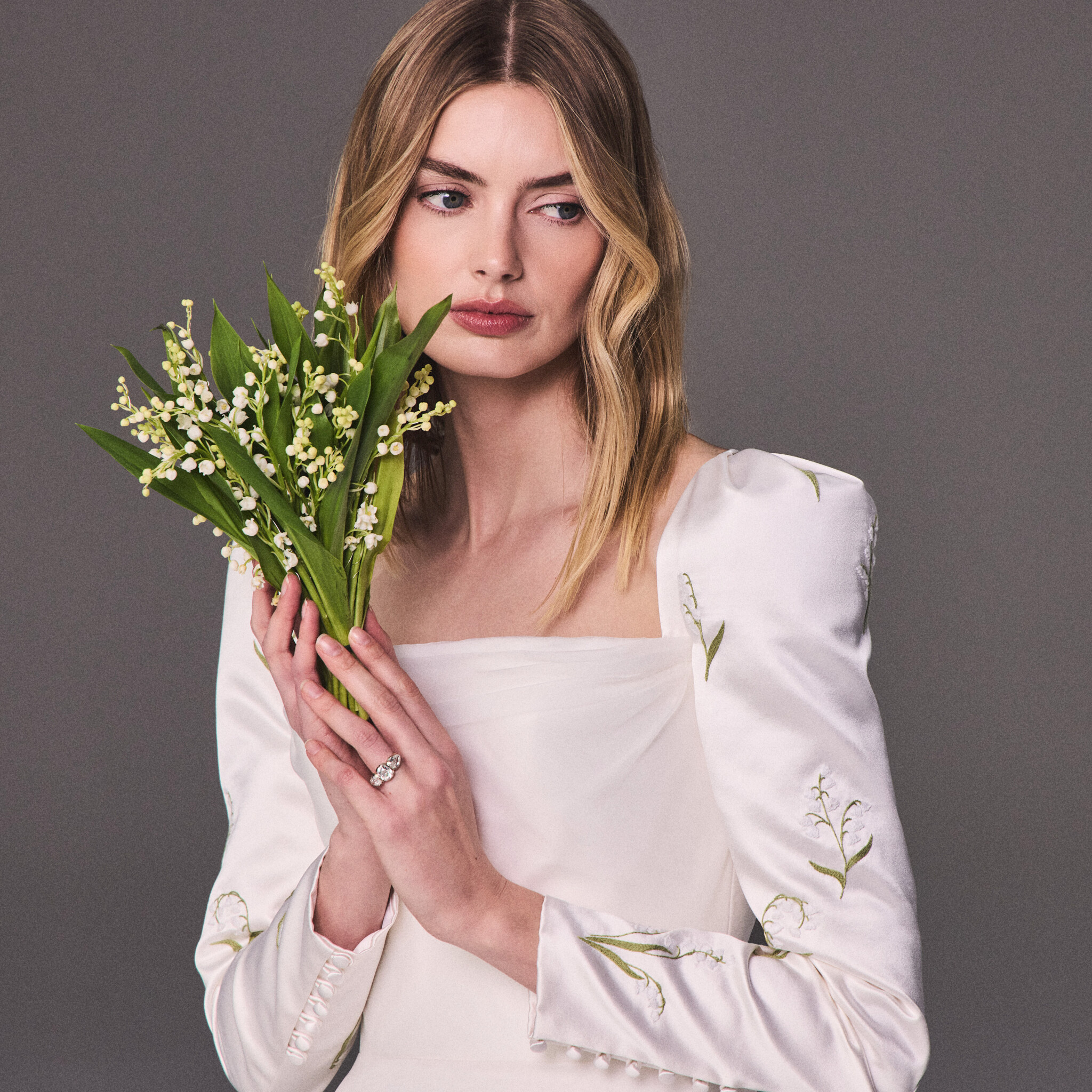 Phillipa Lepley Couture Chapter Forty Christobal Organza LOV White