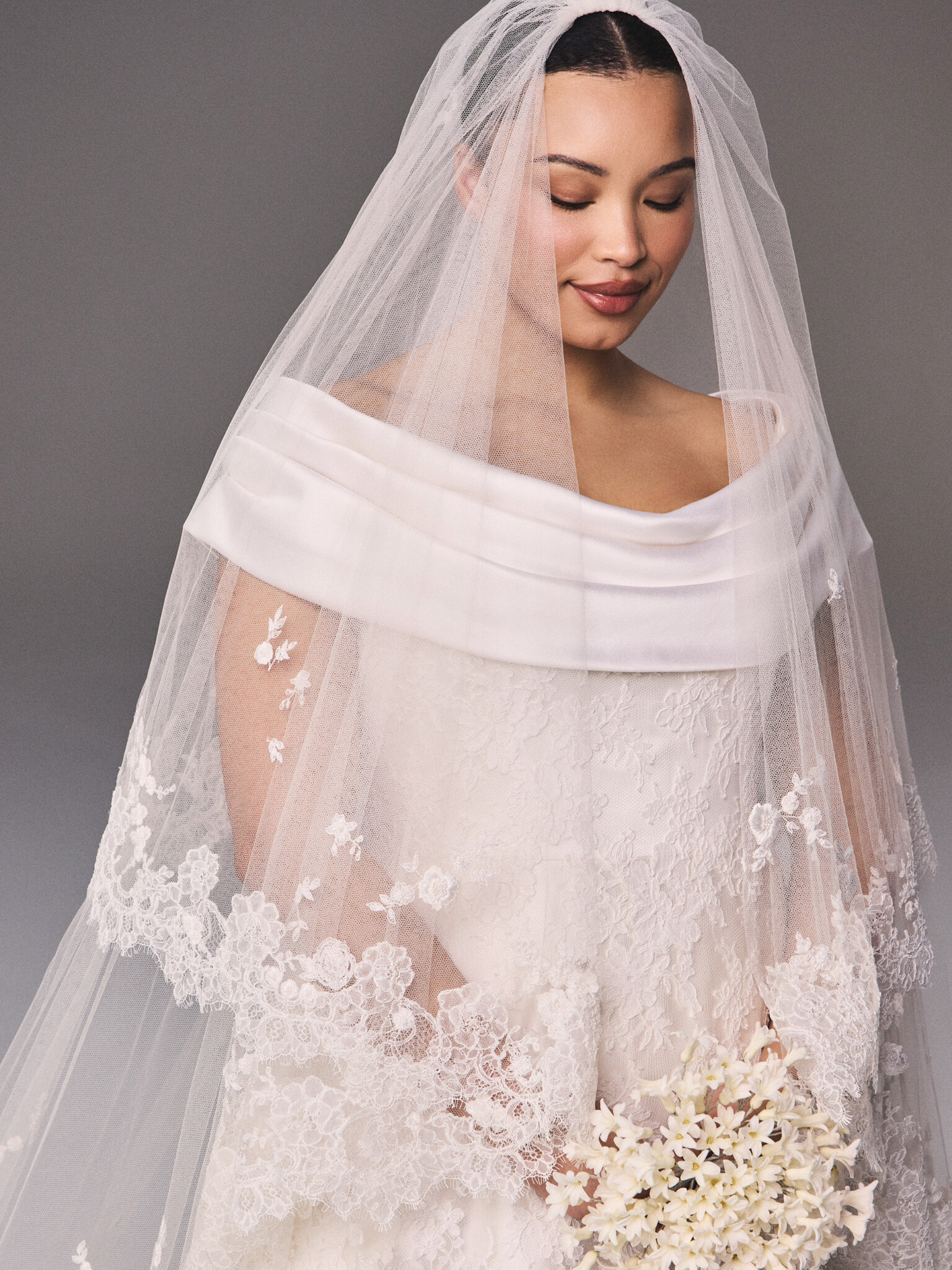Phillipa Lepley Couture Chapter Forty Venice Drape Summer Bouquet