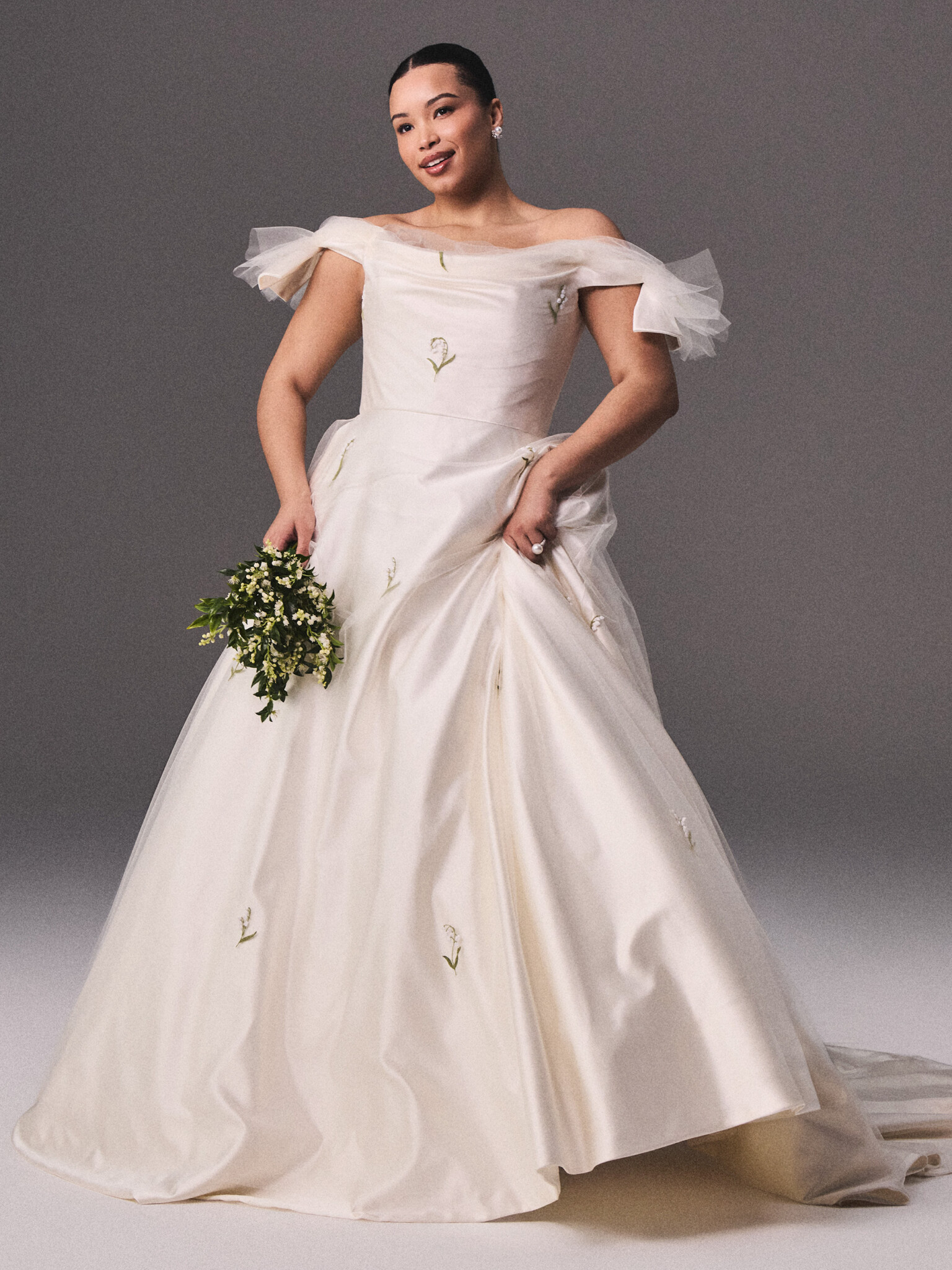 Phillipa Lepley Couture Chapter Forty Vienna Low Shoulder Bow LOV