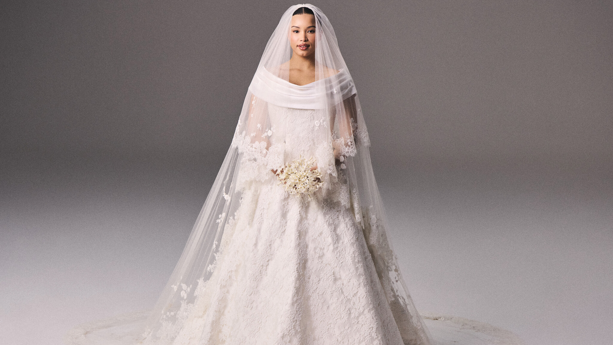 Phillipa Lepley Couture Chapter Forty Venice Drape Summer Bouquet 