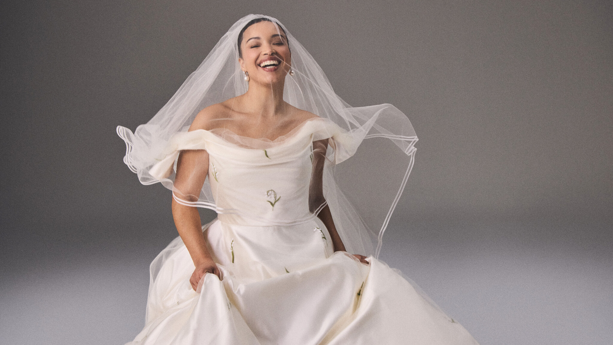 Phillipa Lepley Couture Chapter Forty Vienna Low Shoulder Bow LOV